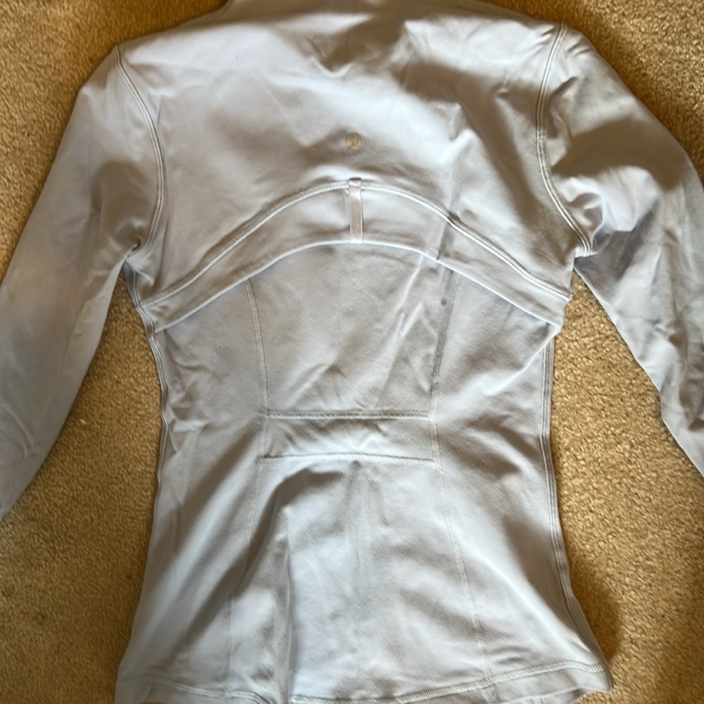 Lululemon Size 6 Women's Light blue Zip-Up Active Jacket - Picture 6 of 7